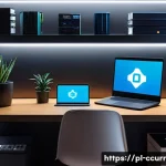 암호화폐 지갑과 관련된 주요 보안 이슈 - **Prompt 1: "Digital Fortress of Security"**
    A futuristic, cozy home office setup at dusk. A you...