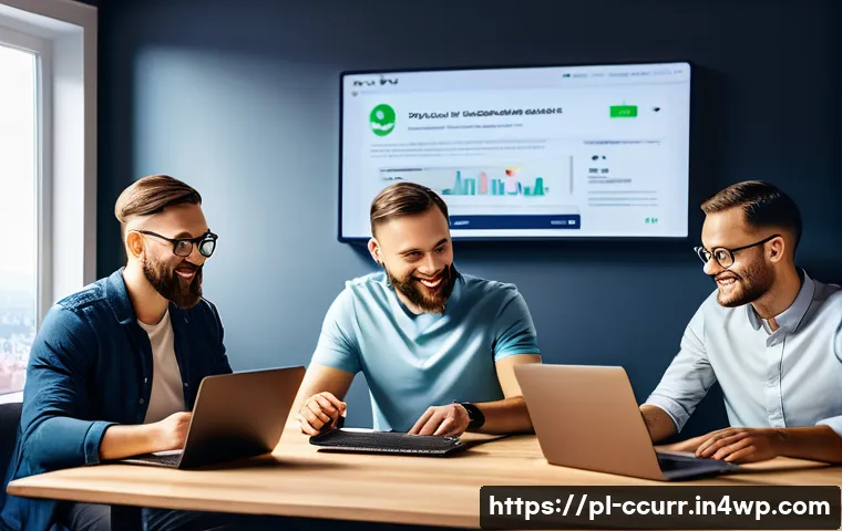 지갑 보안 문제 해결을 위한 커뮤니티 리소스 - A detailed digital illustration of a diverse group of Polish cryptocurrency enthusiasts actively eng...